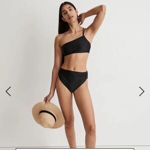 Madewell High-Rise Crossover Bikini Bottom